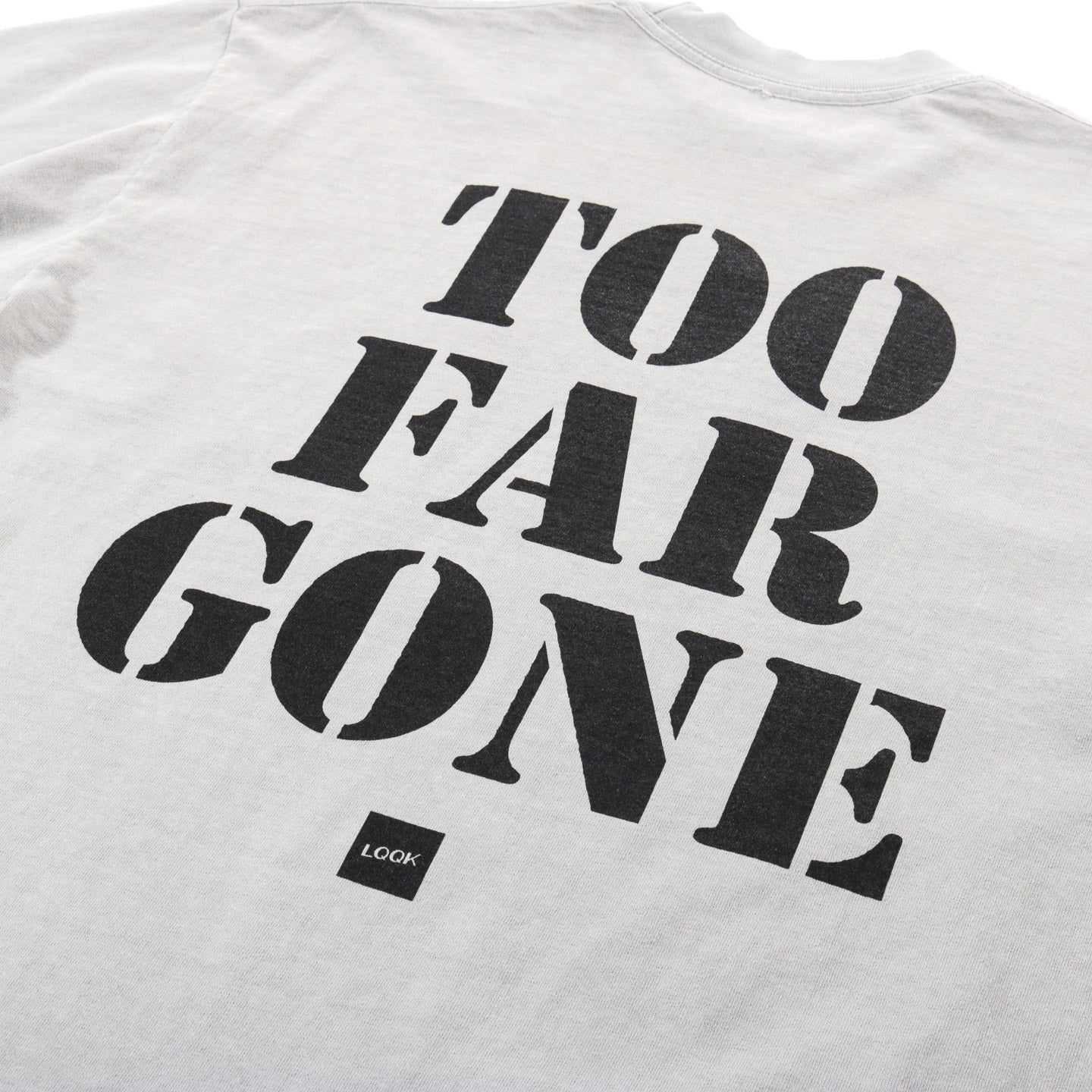 LQQK STUDIO TOO FAR GONE TEE GREY CEMENT