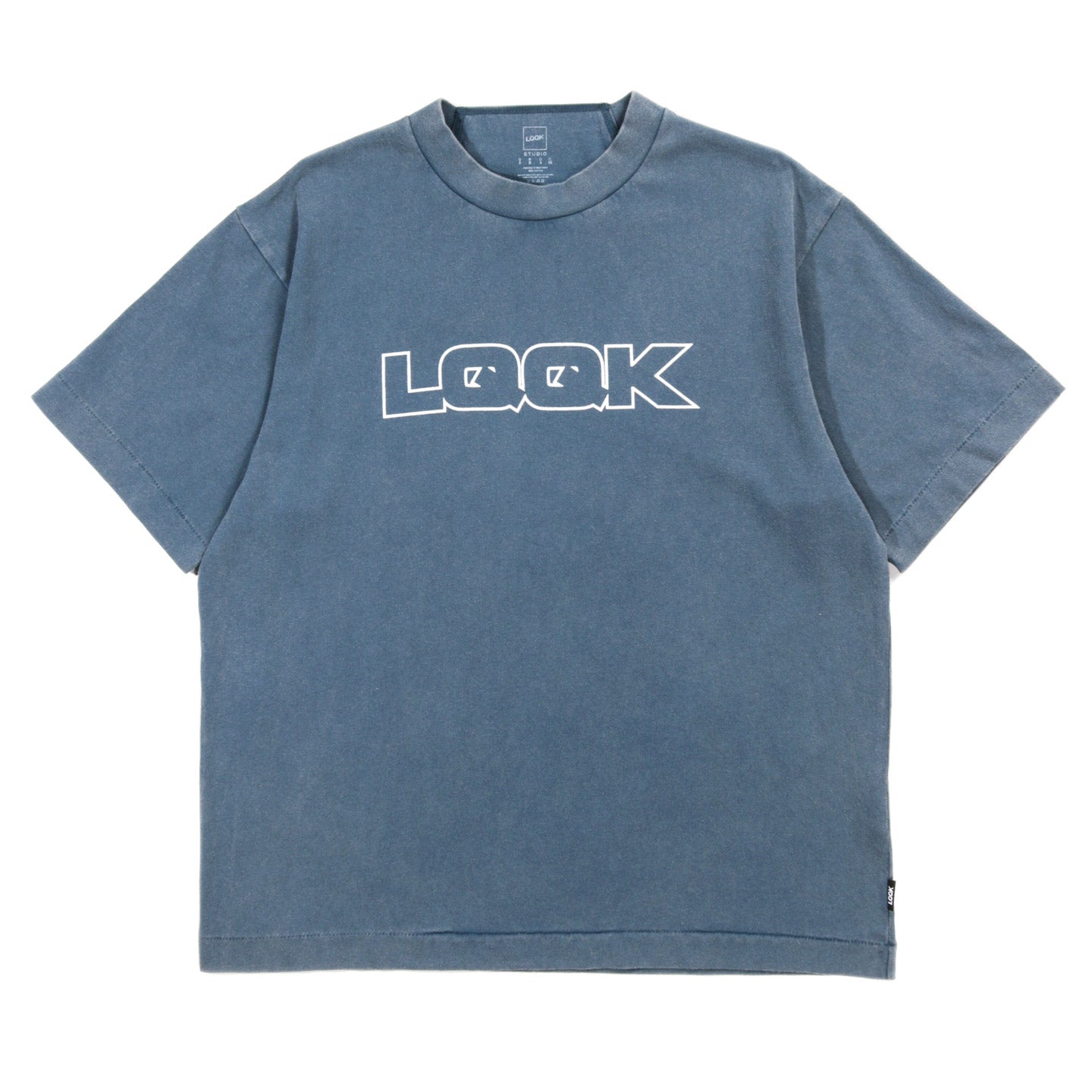 LQQK STUDIO DECONSTRUCTION TEE BLUE