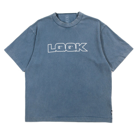 LQQK STUDIO DECONSTRUCTION TEE BLUE