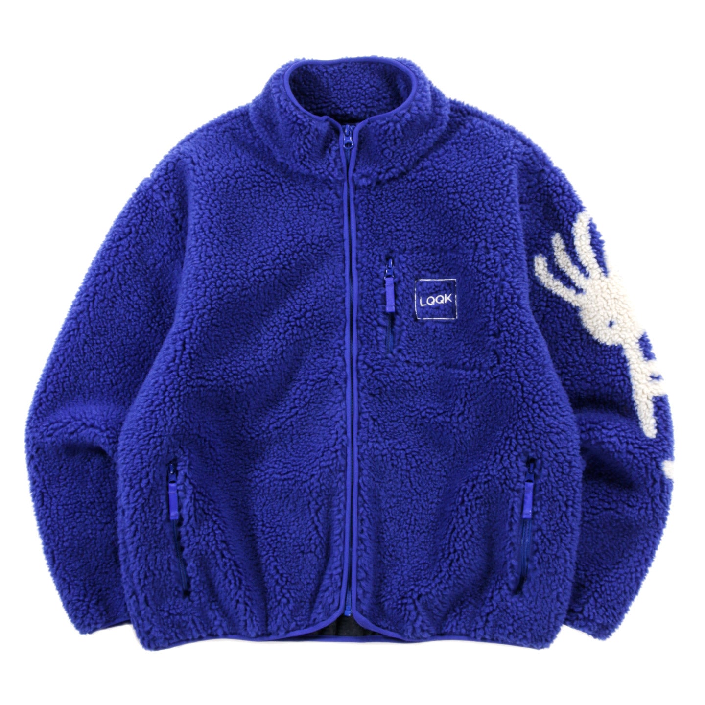 LQQK STUDIO KOKOPELLI FLEECE ROYAL BLUE