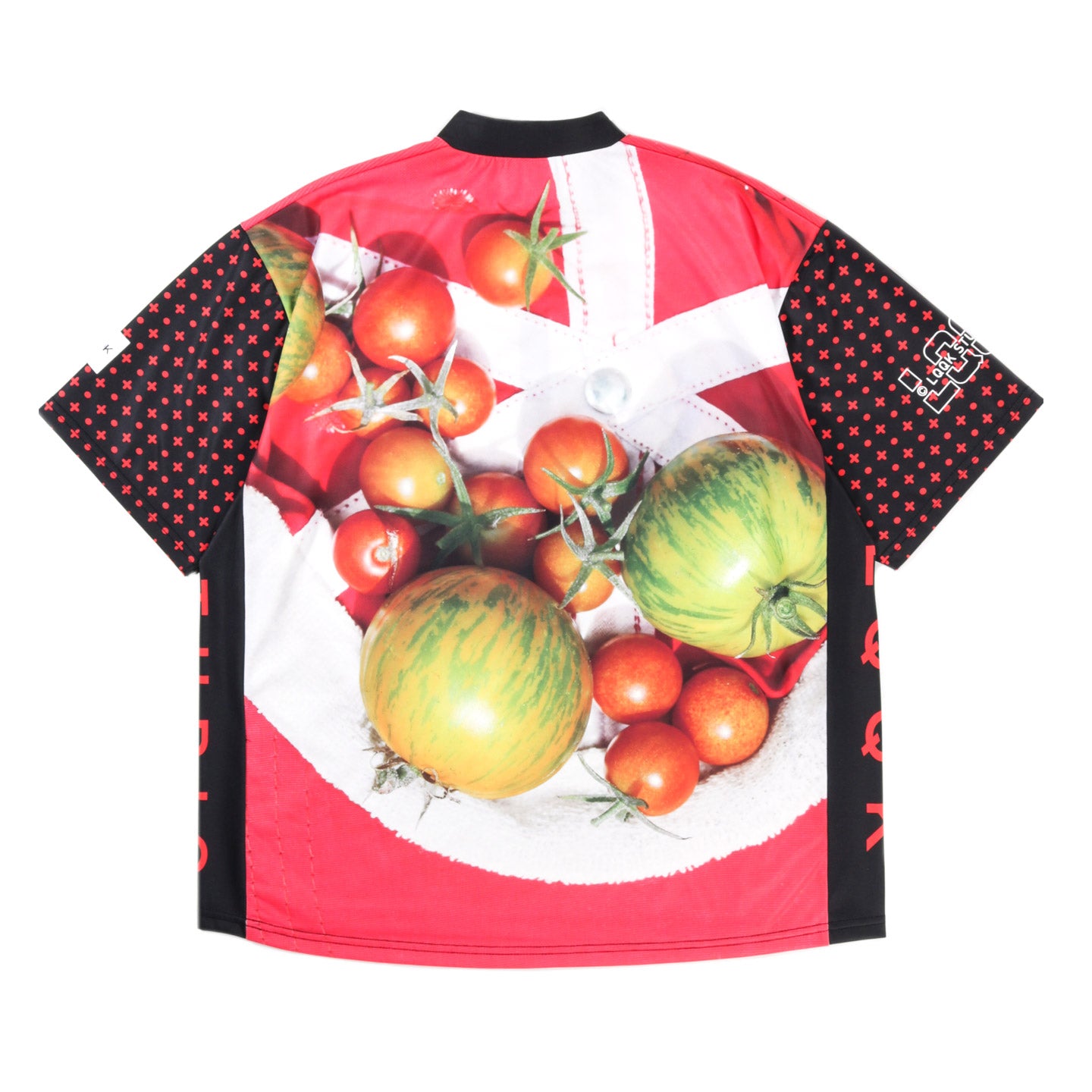 LQQK STUDIO LOOSE CYCLING JERSEY TOMATO PRINT