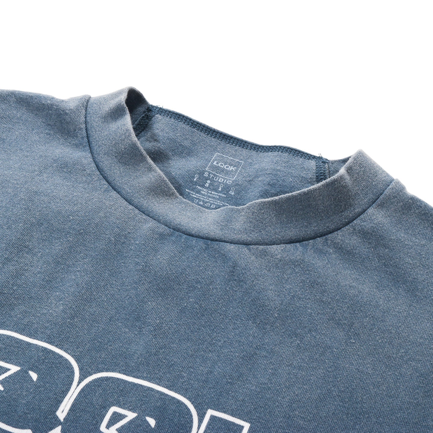 LQQK STUDIO DECONSTRUCTION TEE BLUE