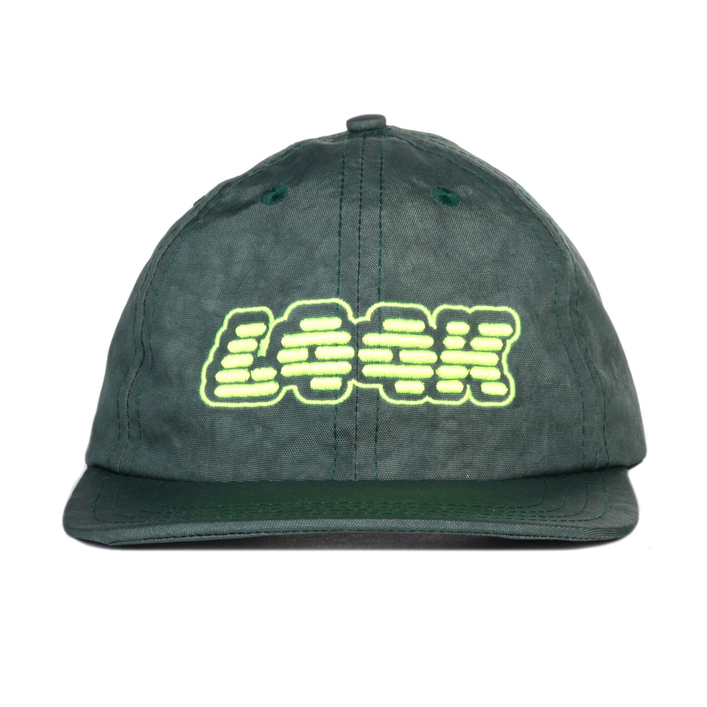 LQQK STUDIO CRINKLE NYLON HAT GREEN