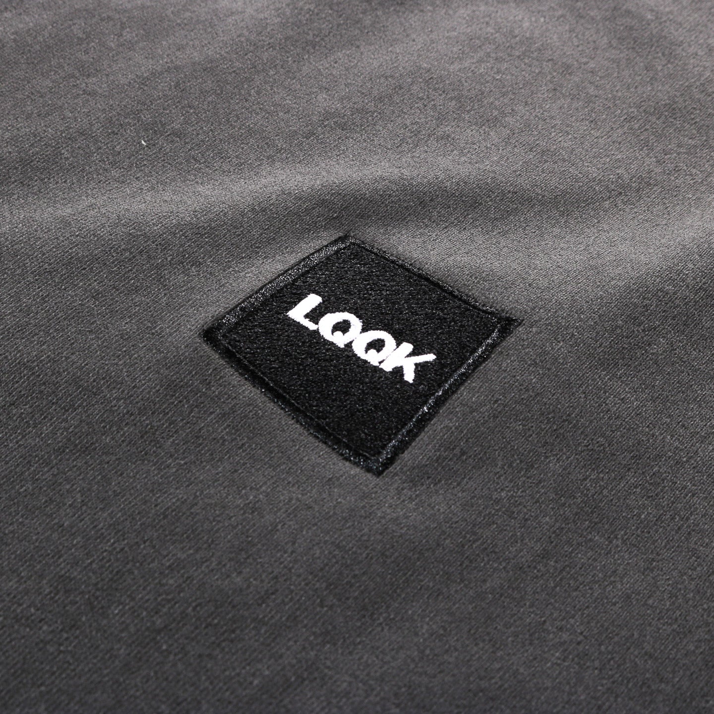 LQQK STUDIO WASHED TEE BLACK