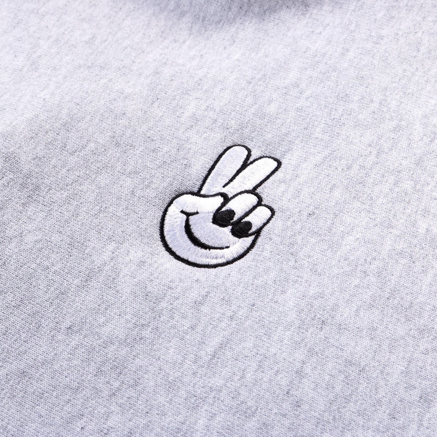 LQQK STUDIO TODAY SIGNATURE SNAP HOODIE HEATHER GREY