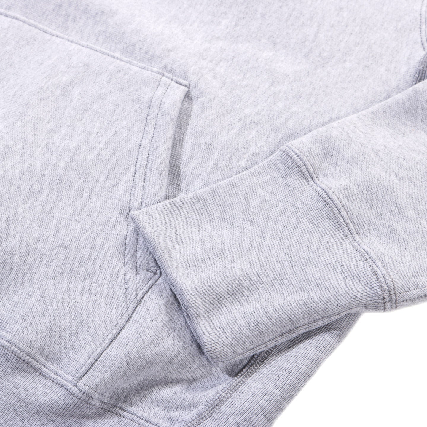 LQQK STUDIO TODAY SIGNATURE SNAP HOODIE HEATHER GREY