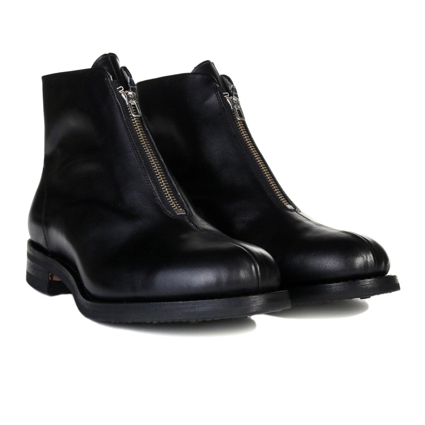 LADY WHITE CO. PHIGVEL MAKERS AVIATOR ZIP BOOTS BLACK