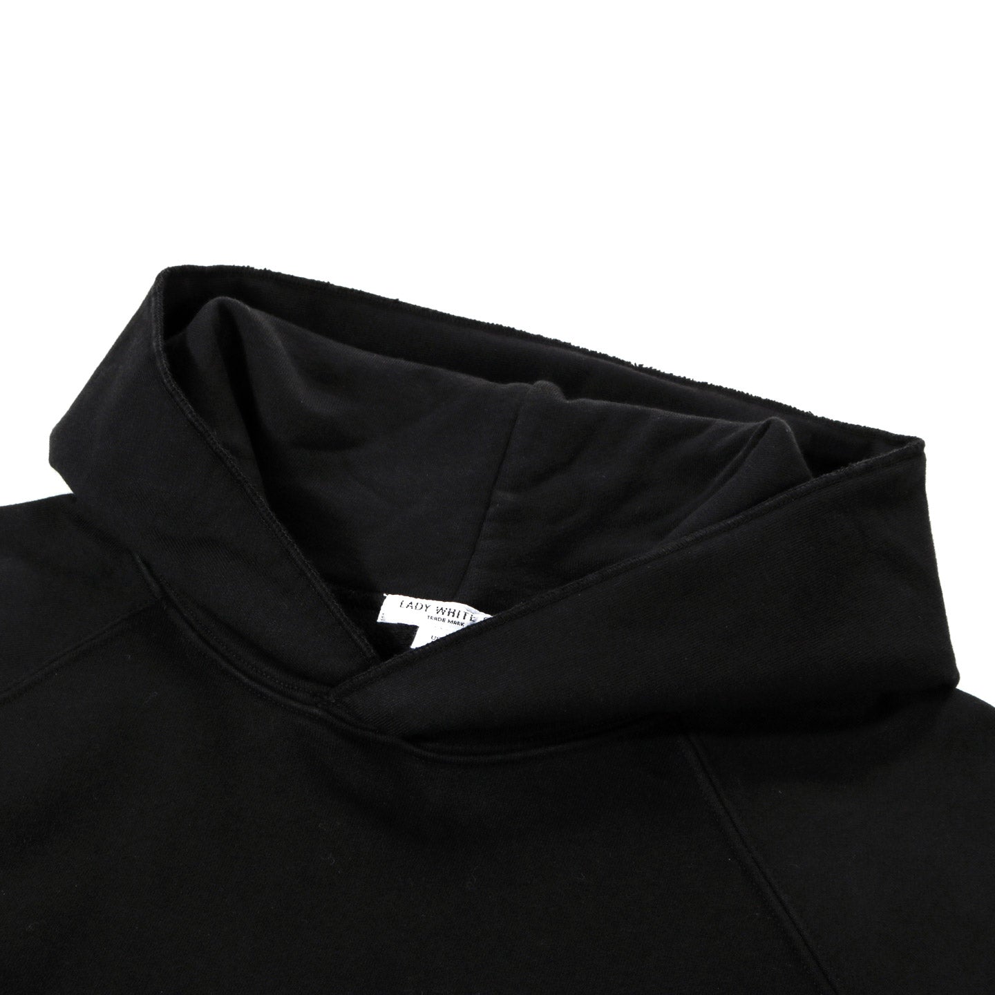 LADY WHITE CO. SUPER WEIGHTED HOODIE BLACK