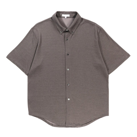 LADY WHITE CO. S/S CR JERSEY BUTTON DOWN GREY OLIVE
