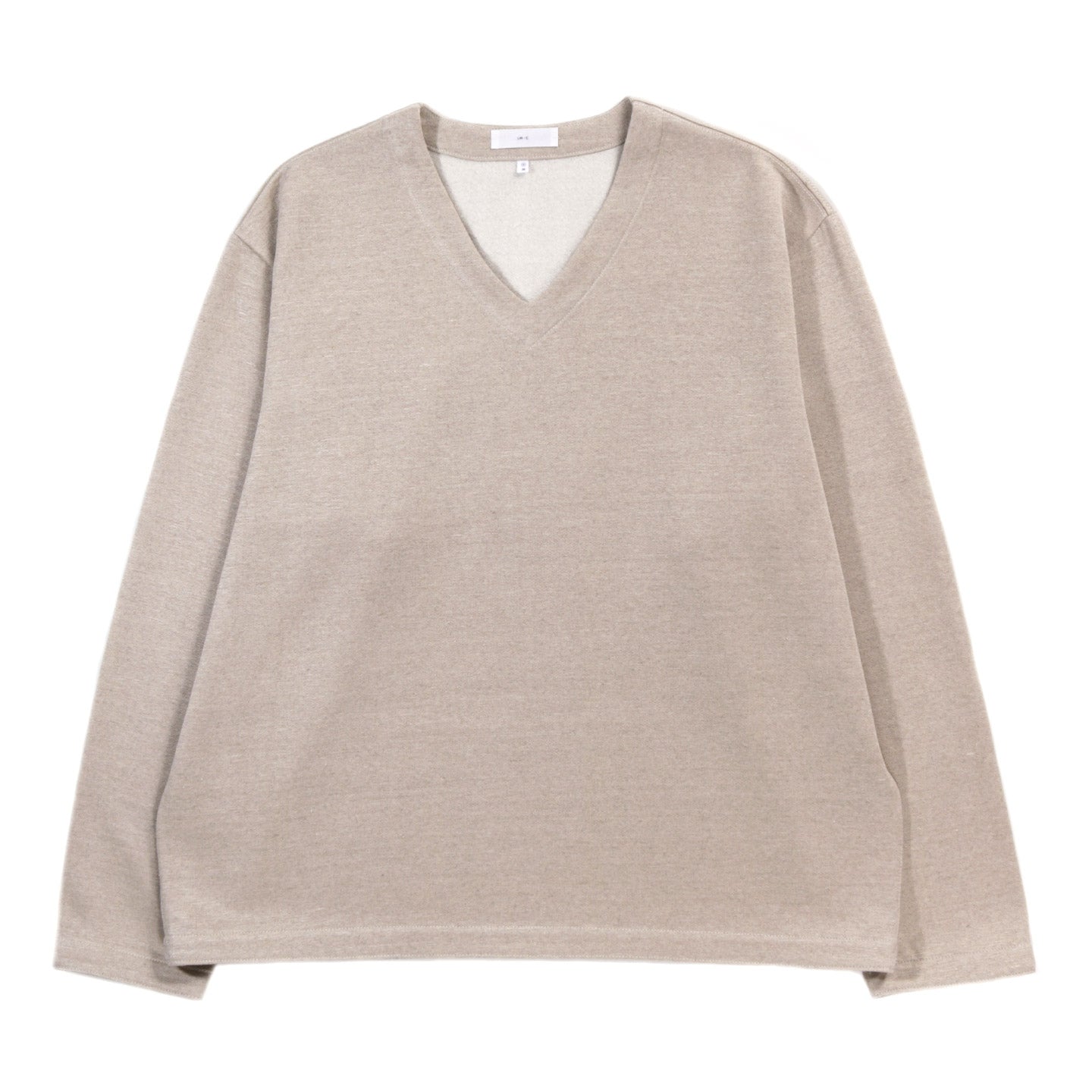 LADY WHITE CO. SILK LINEN V NECK SWEATER NATURAL