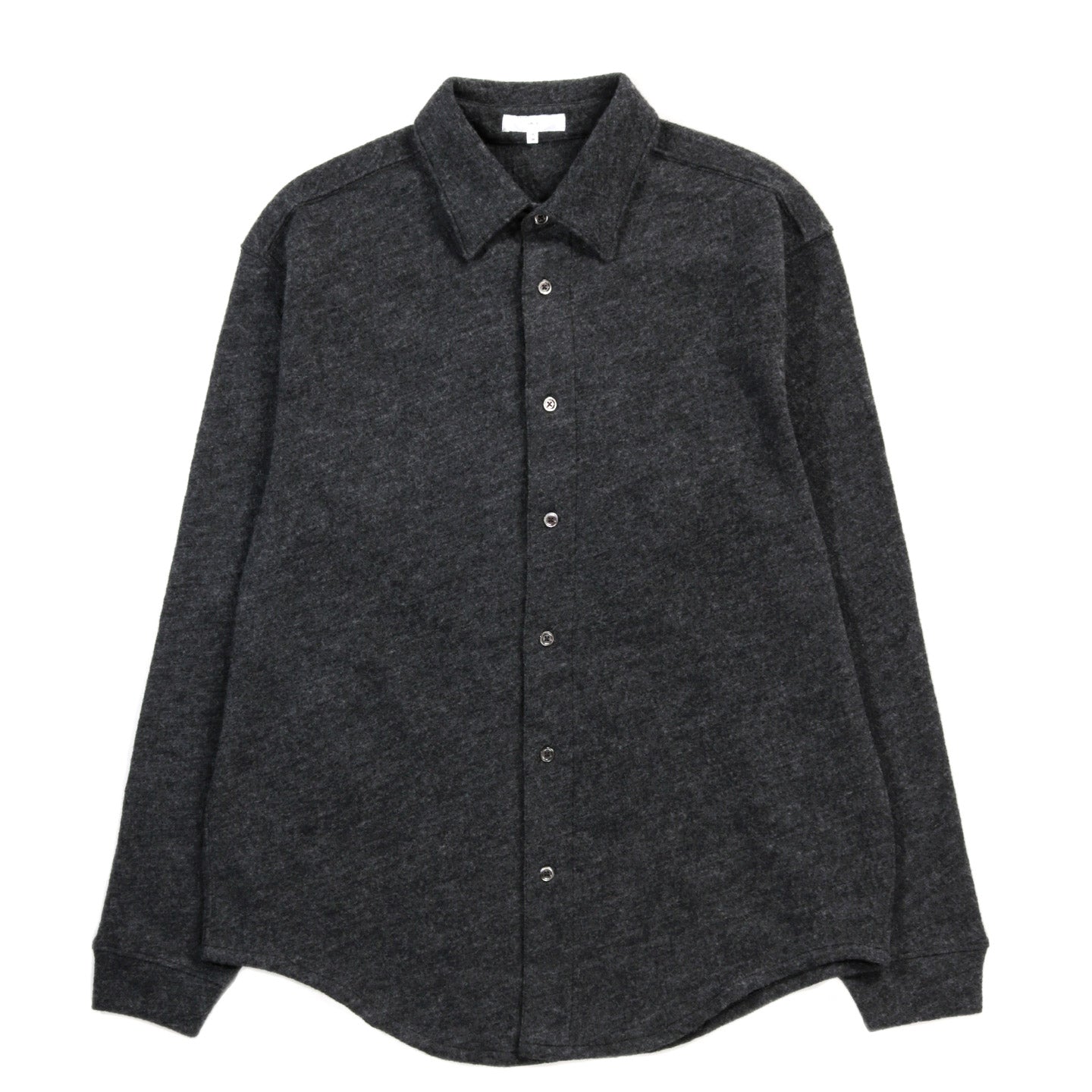 LADY WHITE CO. CRATER WOOL BUTTON UP CHARCOAL