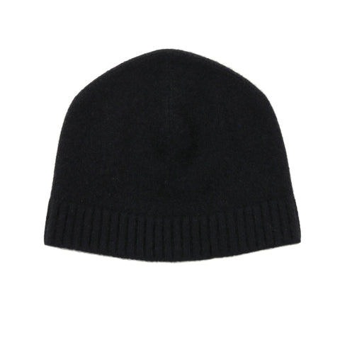 LADY WHITE CO. PHIGVEL MAKERS CASHMERE KNIT CAP BLACK