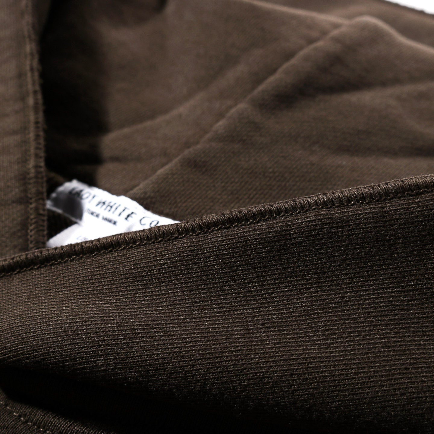 LADY WHITE CO. SUPER WEIGHTED HOODIE BLACK OLIVE