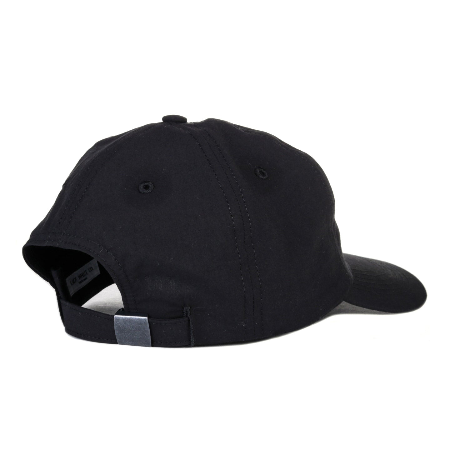 LADY WHITE CO. CRINKLE COTTON CAP BLACK