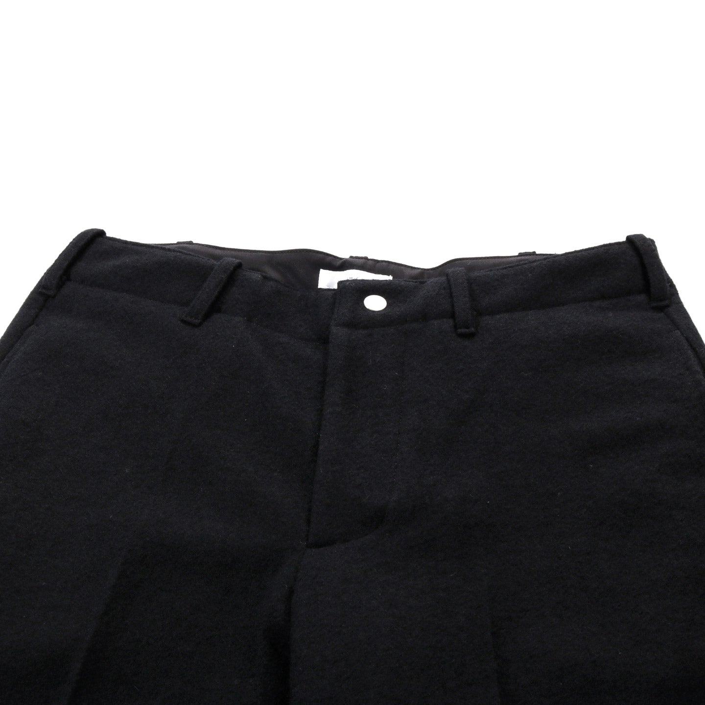LADY WHITE CO. CRATER WOOL JERSEY PANT BLACK