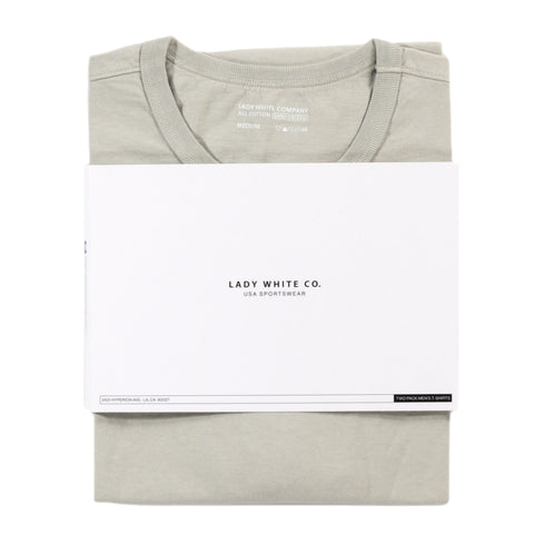 LADY WHITE CO. T-SHIRT 2-PACK SWISS NATURAL