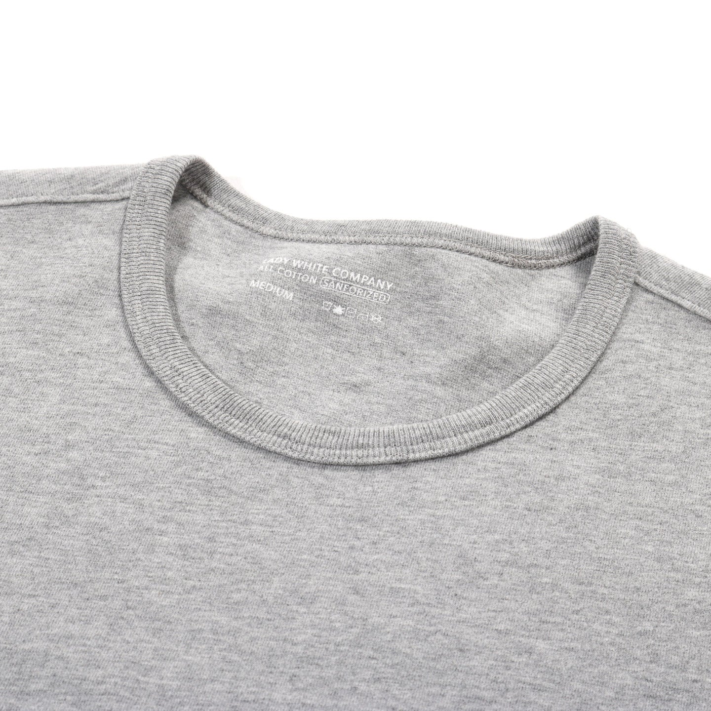 LADY WHITE CO. T-SHIRT HEATHER GREY