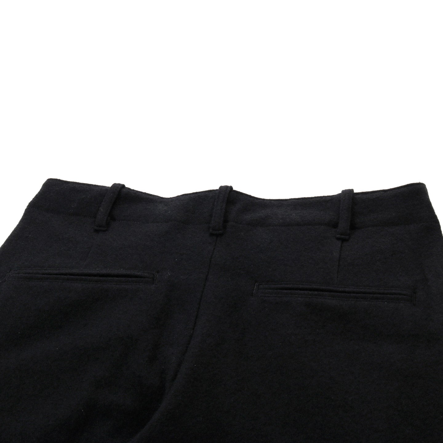 LADY WHITE CO. CRATER WOOL JERSEY PANT BLACK