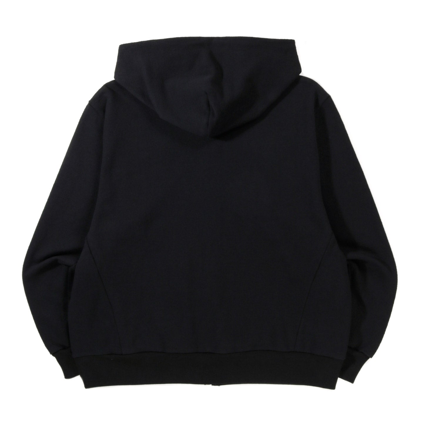 LADY WHITE CO. TEXTURED ZIP HOODIE BLACK