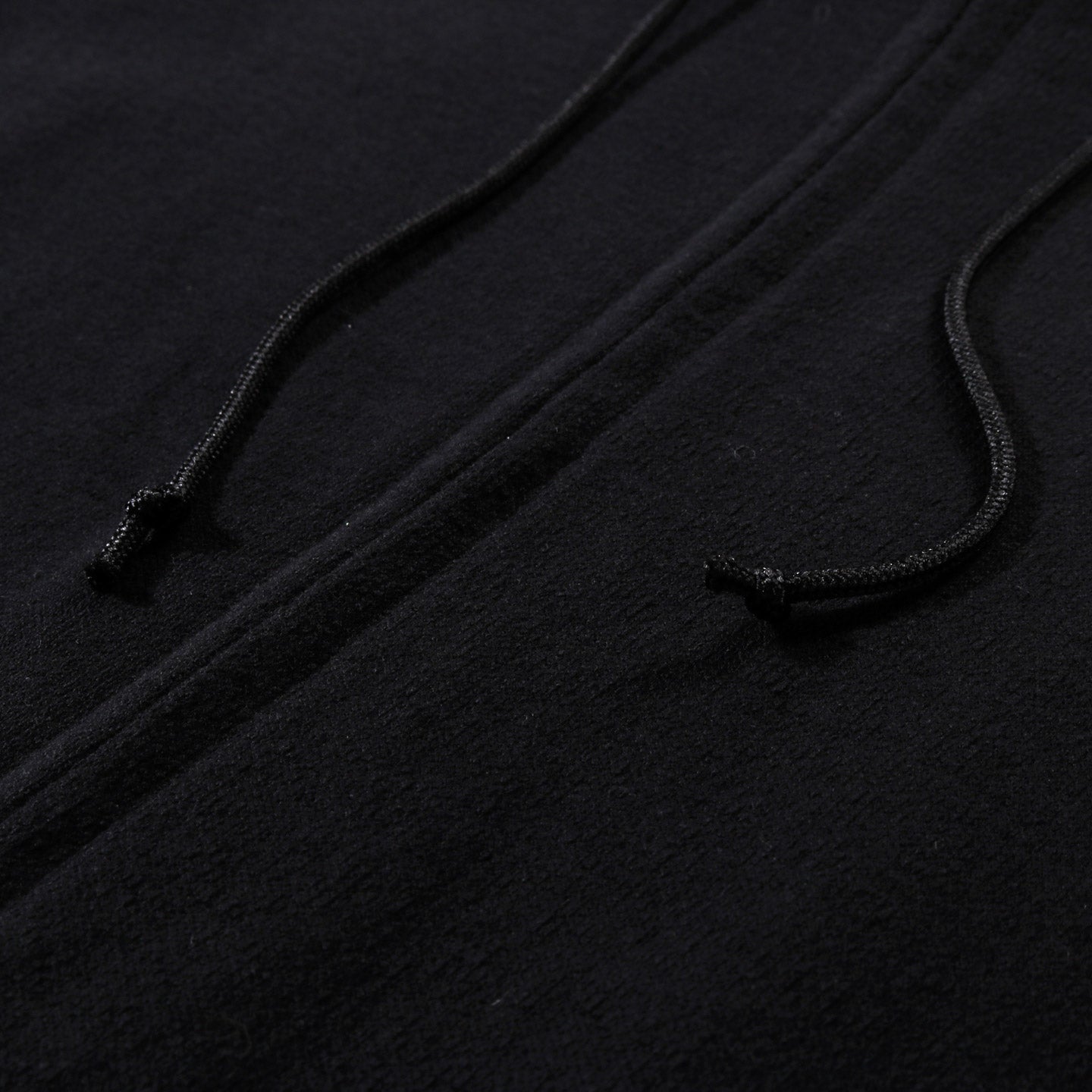 LADY WHITE CO. TEXTURED ZIP HOODIE BLACK