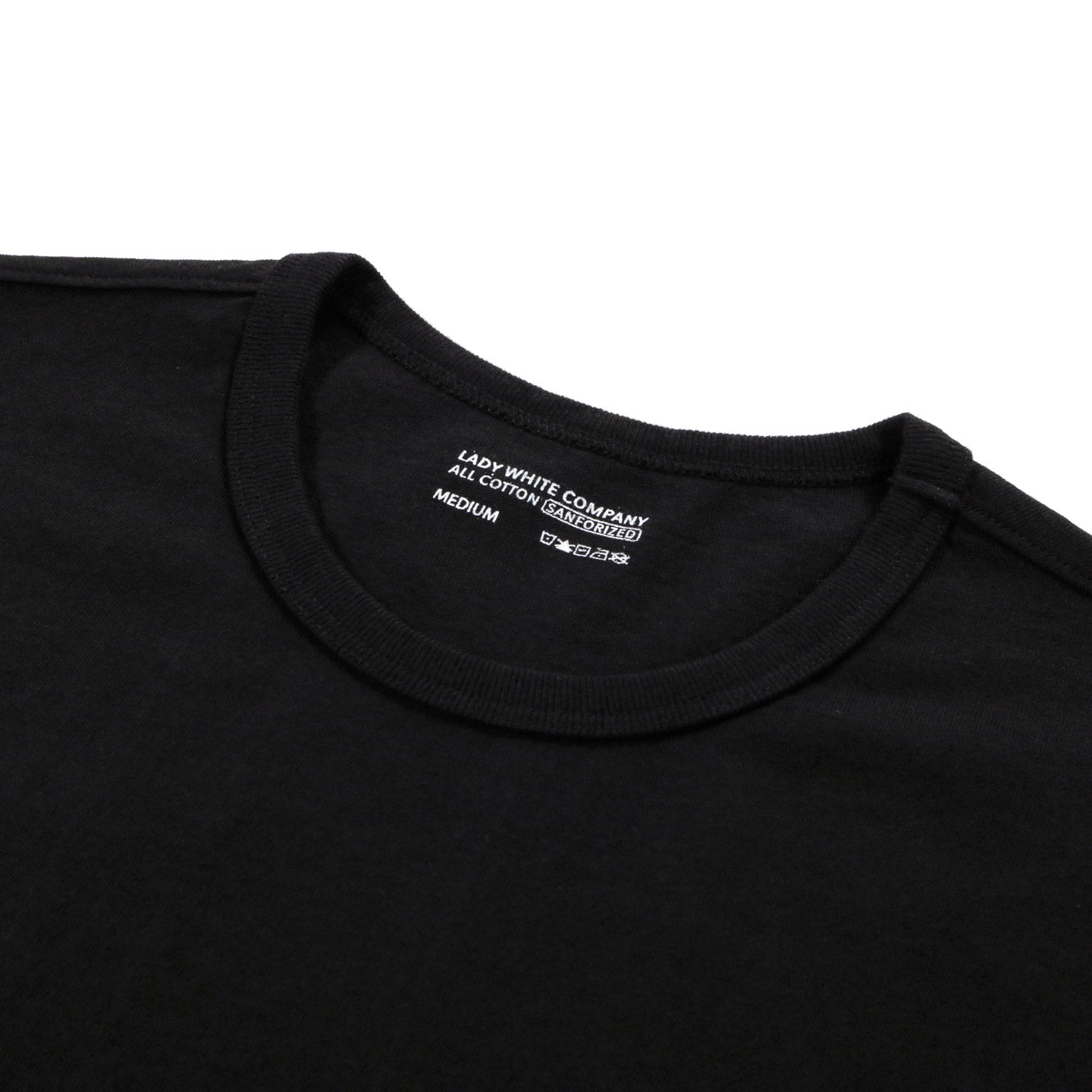 LADY WHITE CO. T-SHIRT 2-PACK BLACK