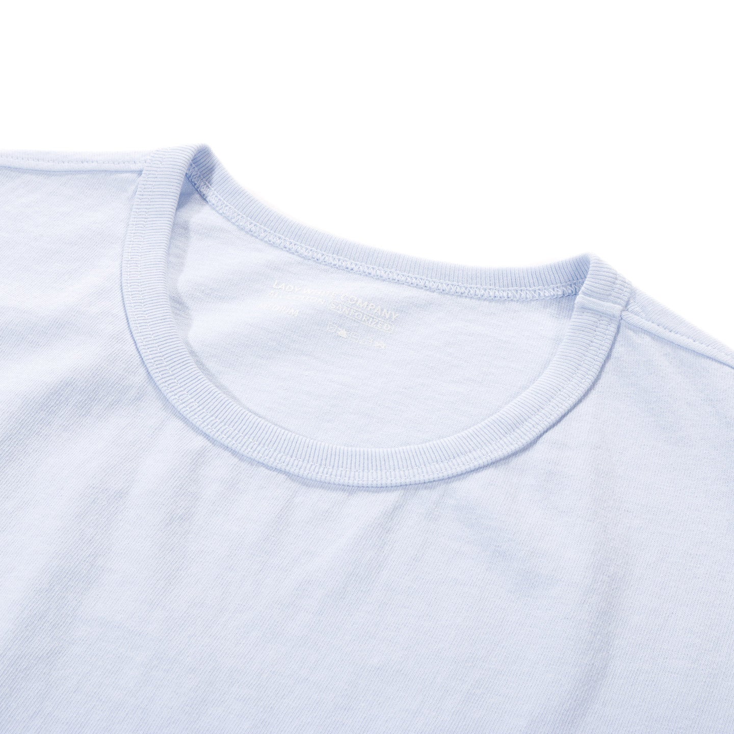 LADY WHITE CO. T-SHIRT PALE BLUE