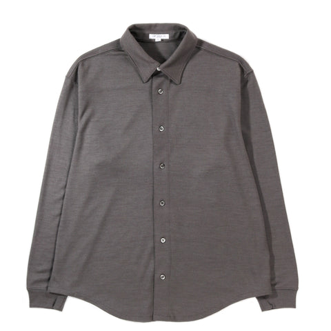 LADY WHITE CO. WOOL BUTTON UP BROWN CLAY