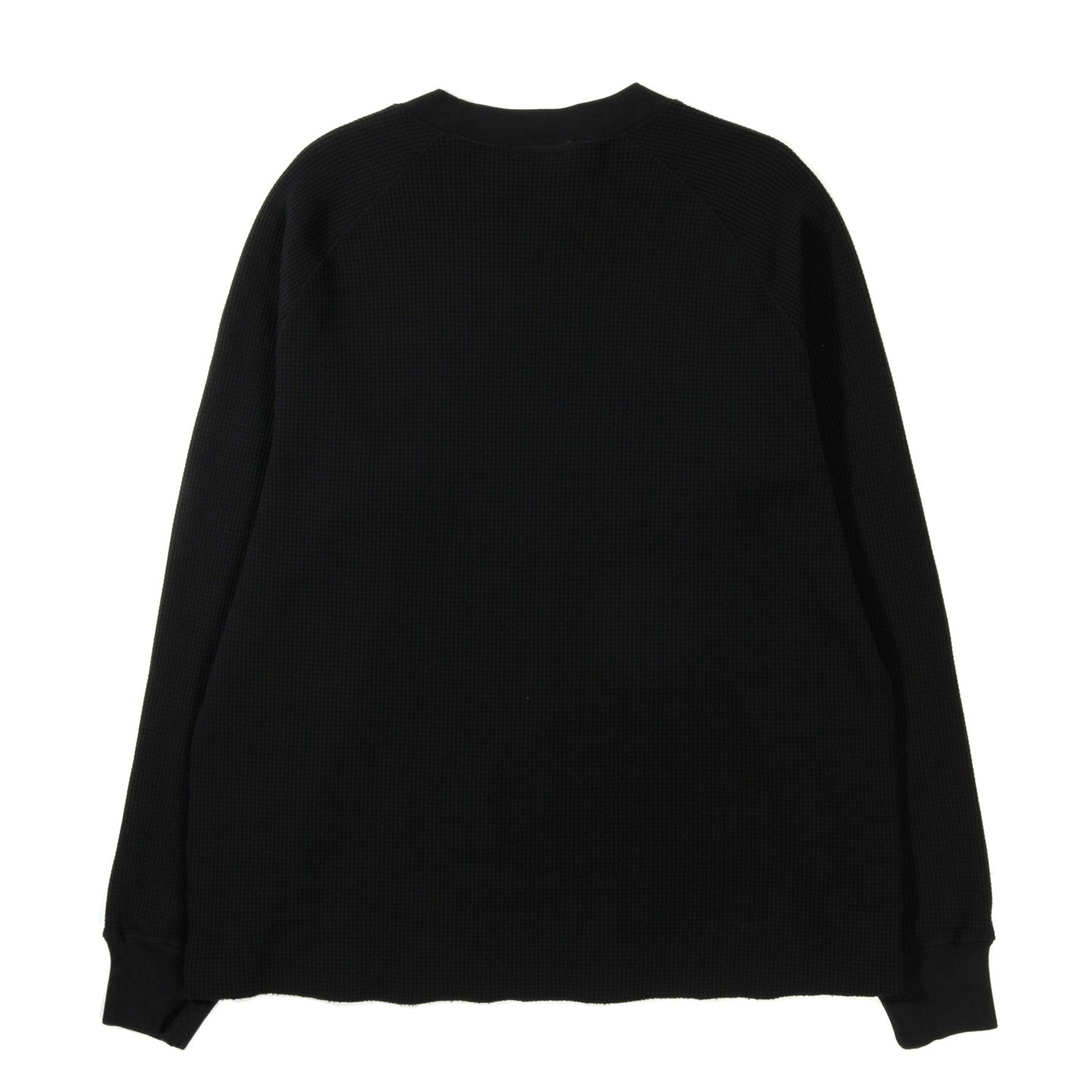 LADY WHITE CO. RAGLAN THERMAL BLACK