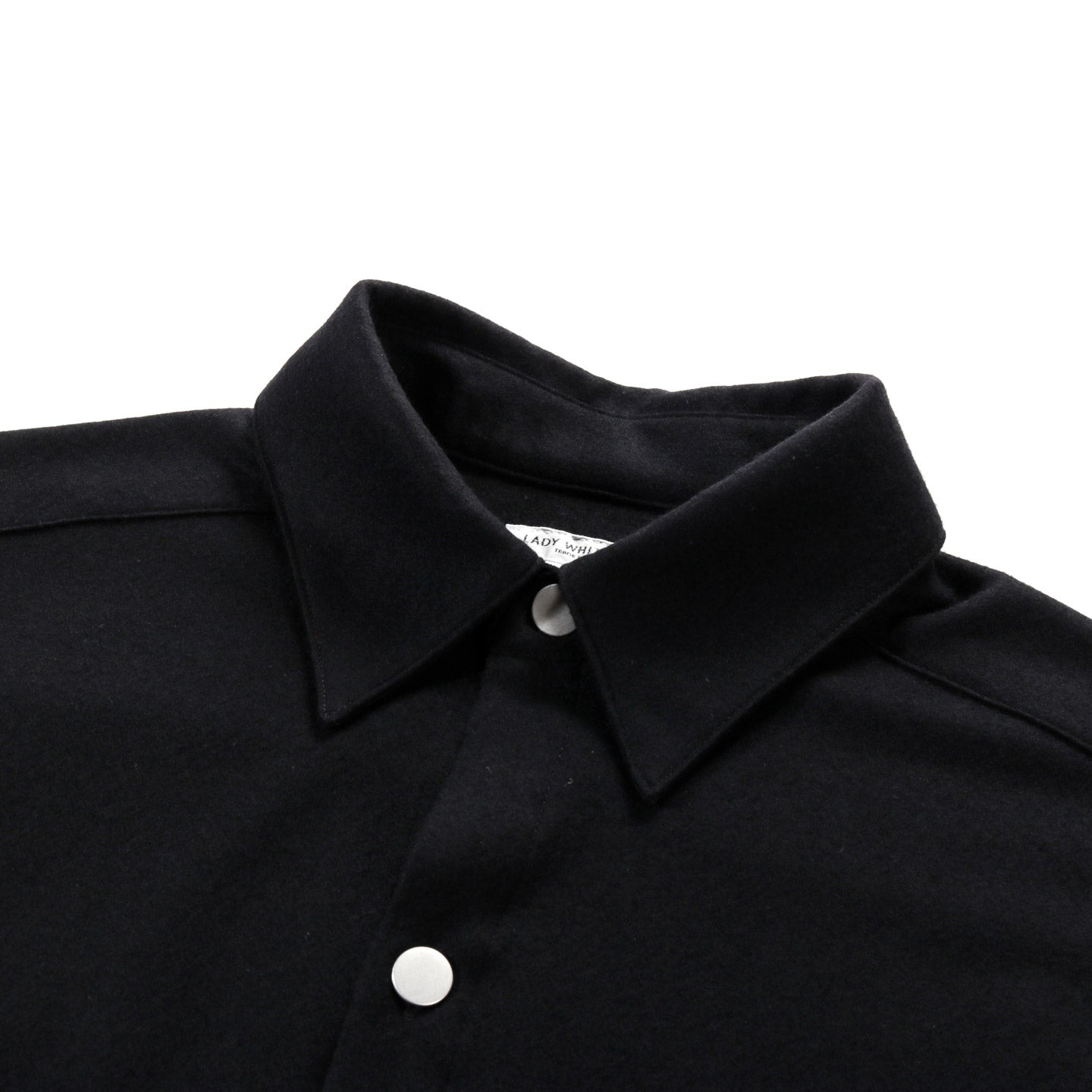 LADY WHITE CO. WOOL OVERSHIRT BLACK