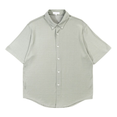 LADY WHITE CO. S/S CR JERSEY BUTTON DOWN PISTACHIO