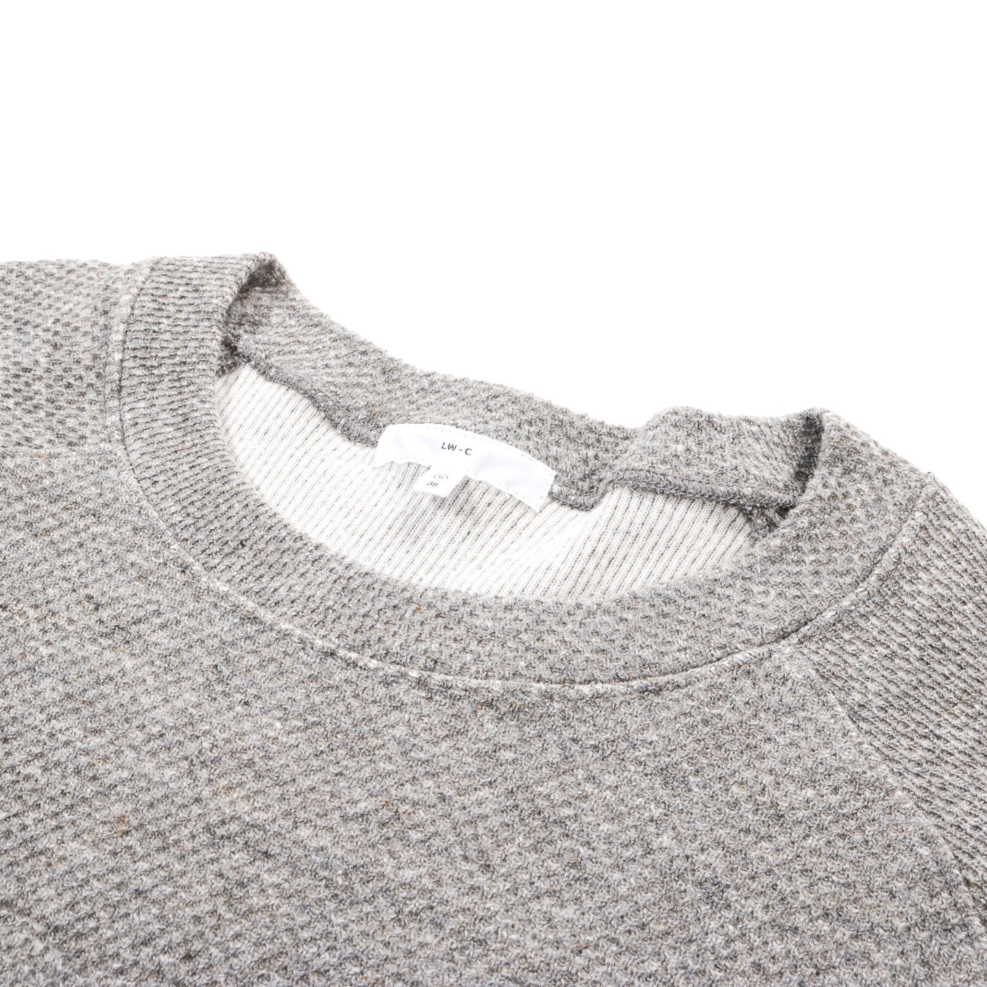 LADY WHITE CO. RAGLAN THERMAL GREY MELANGE