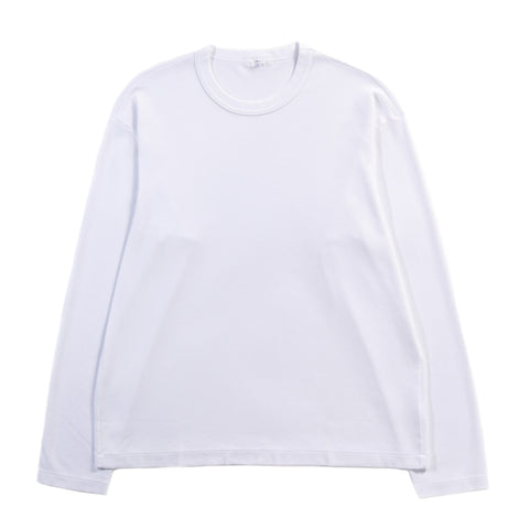 LADY WHITE CO. L/S PIMA LOCK T-SHIRT WHITE