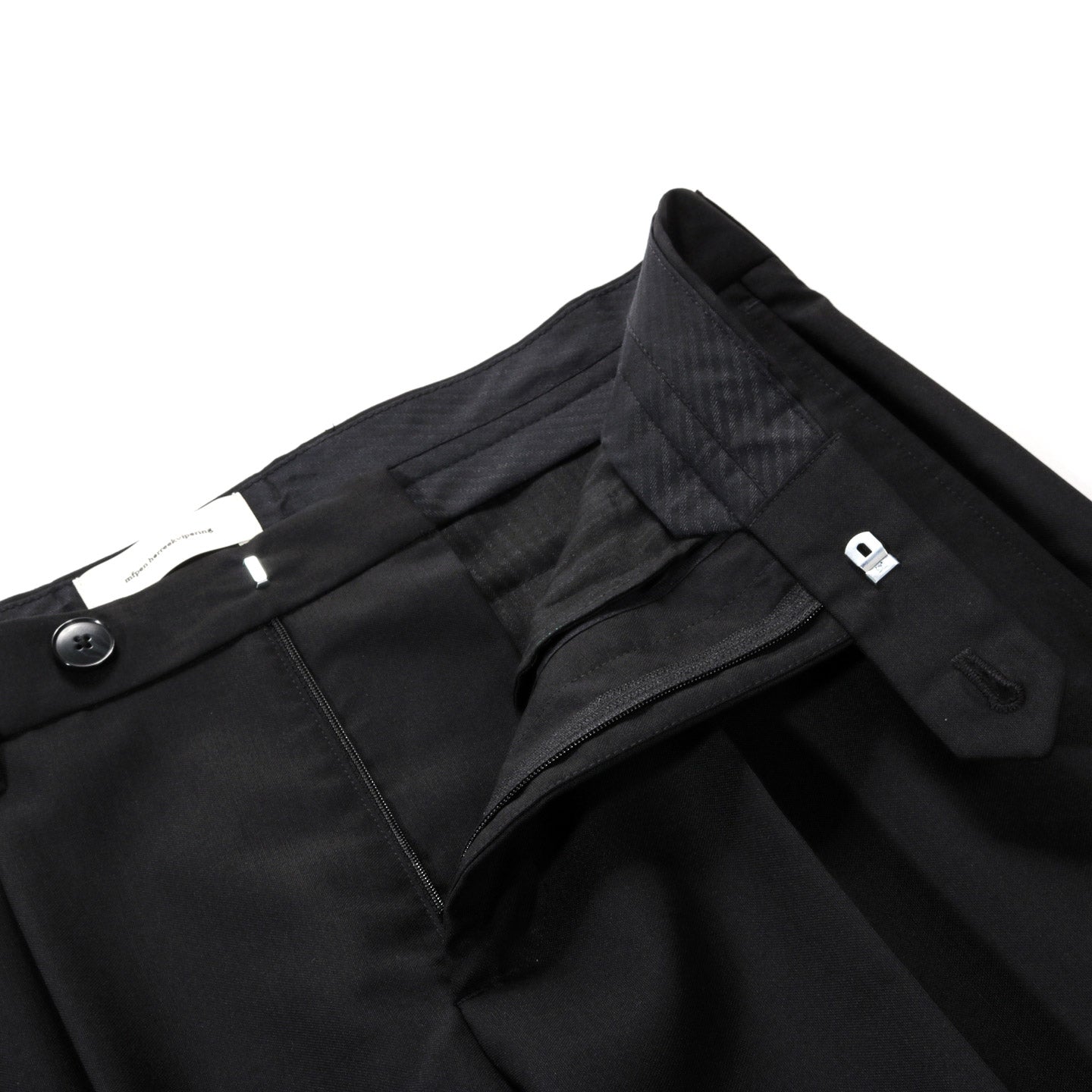 MFPEN FORMAL TROUSERS BLACK TROPICAL WOOL