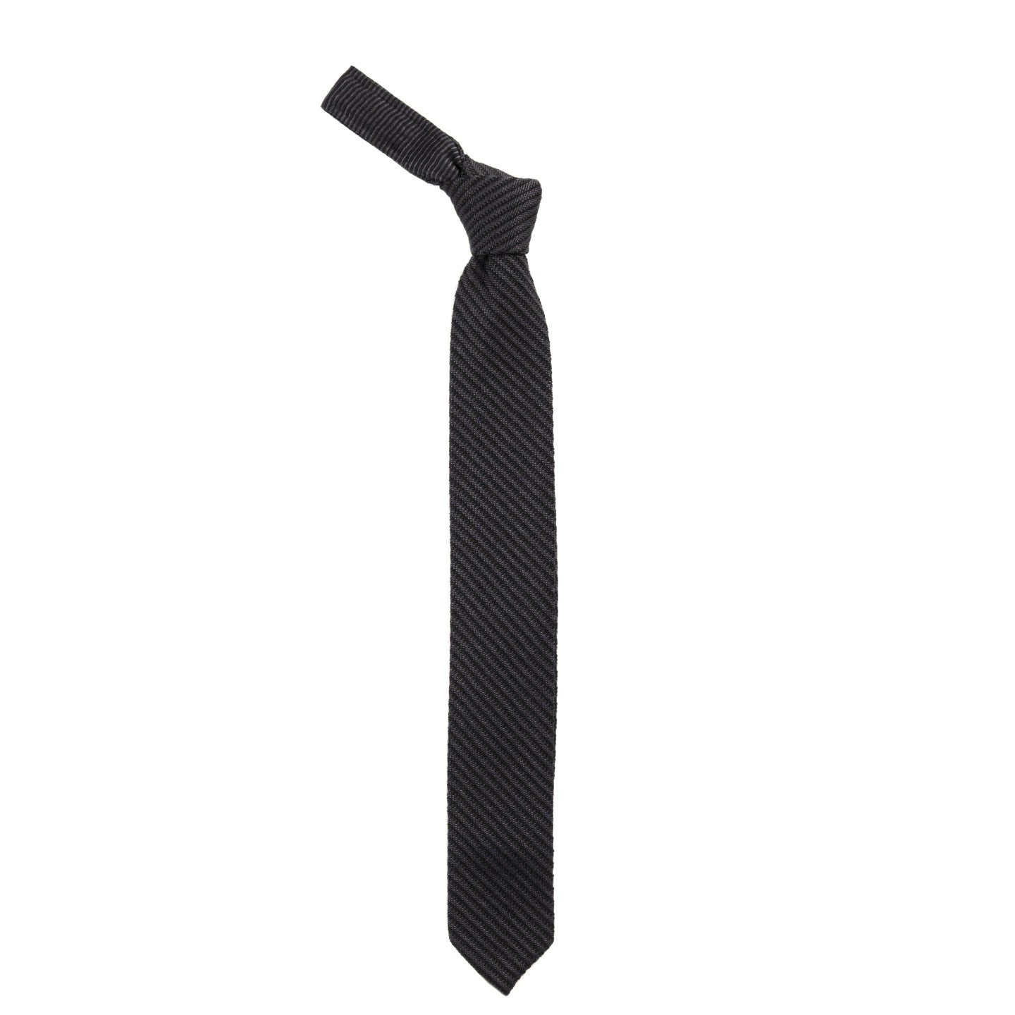 MFPEN FORMAL TIE DARK GREY STRIPE