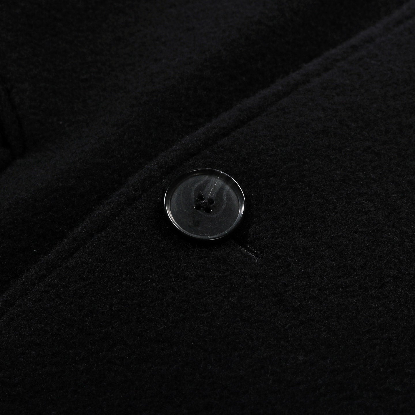 MFPEN CONFERENCE COAT BLACK RECYCLED WOOL