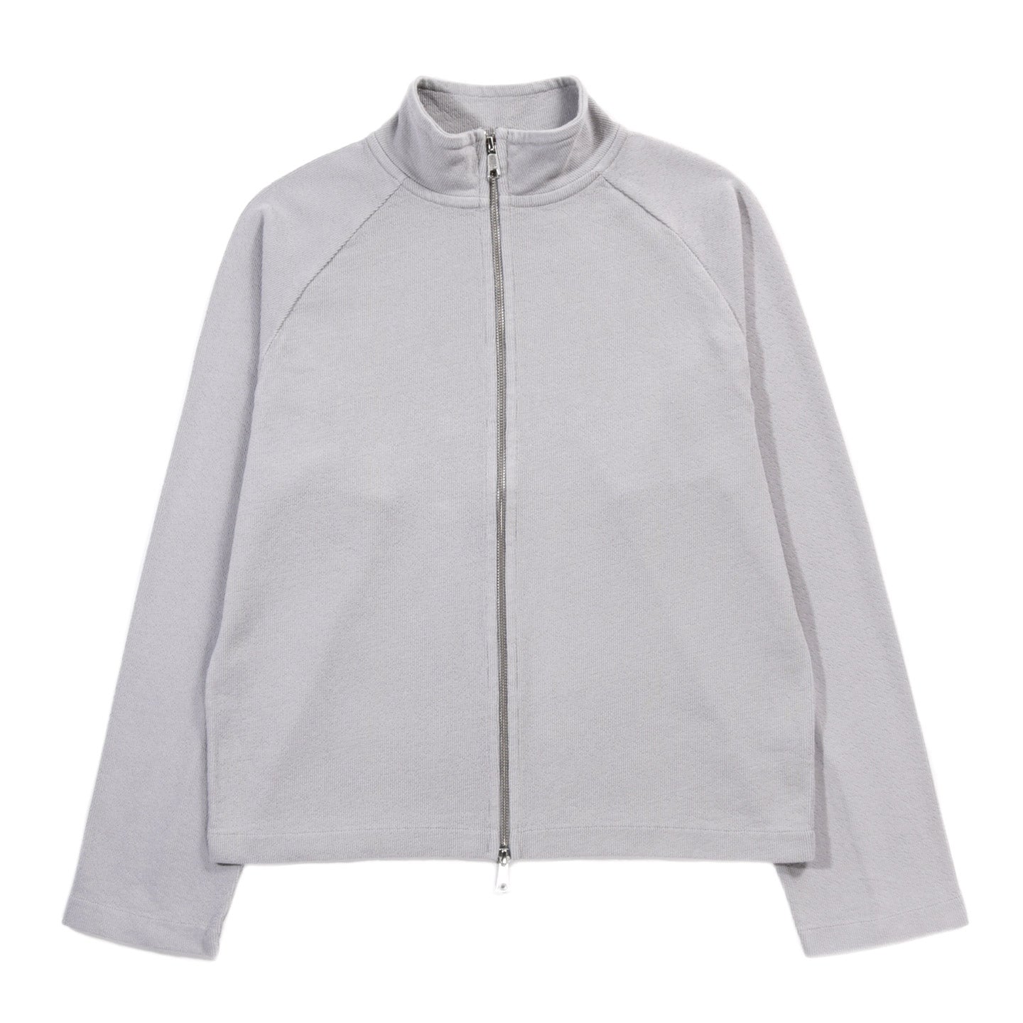 MFPEN LEISURE ZIP UP MINERAL GREY NEEDLE JUMP