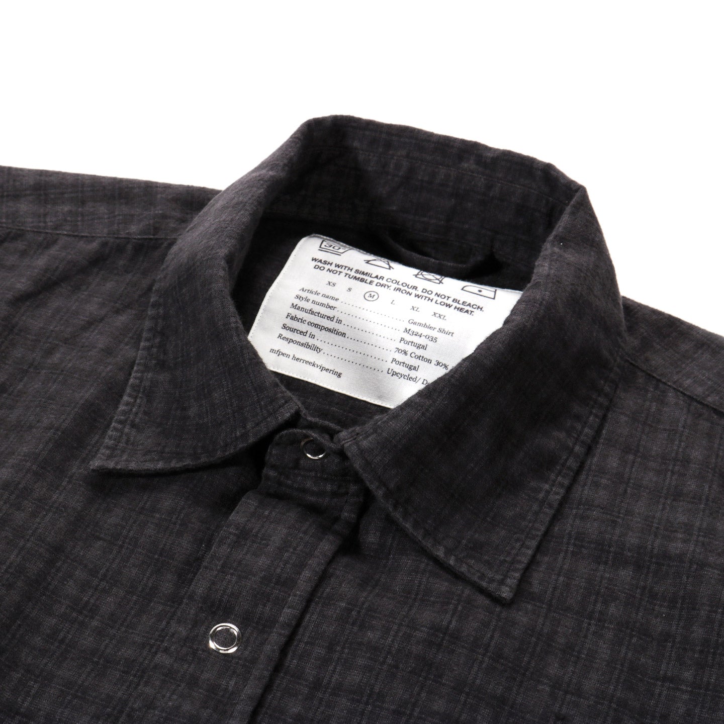 MFPEN GAMBLER SHIRT DARK OVERDYE CHECK