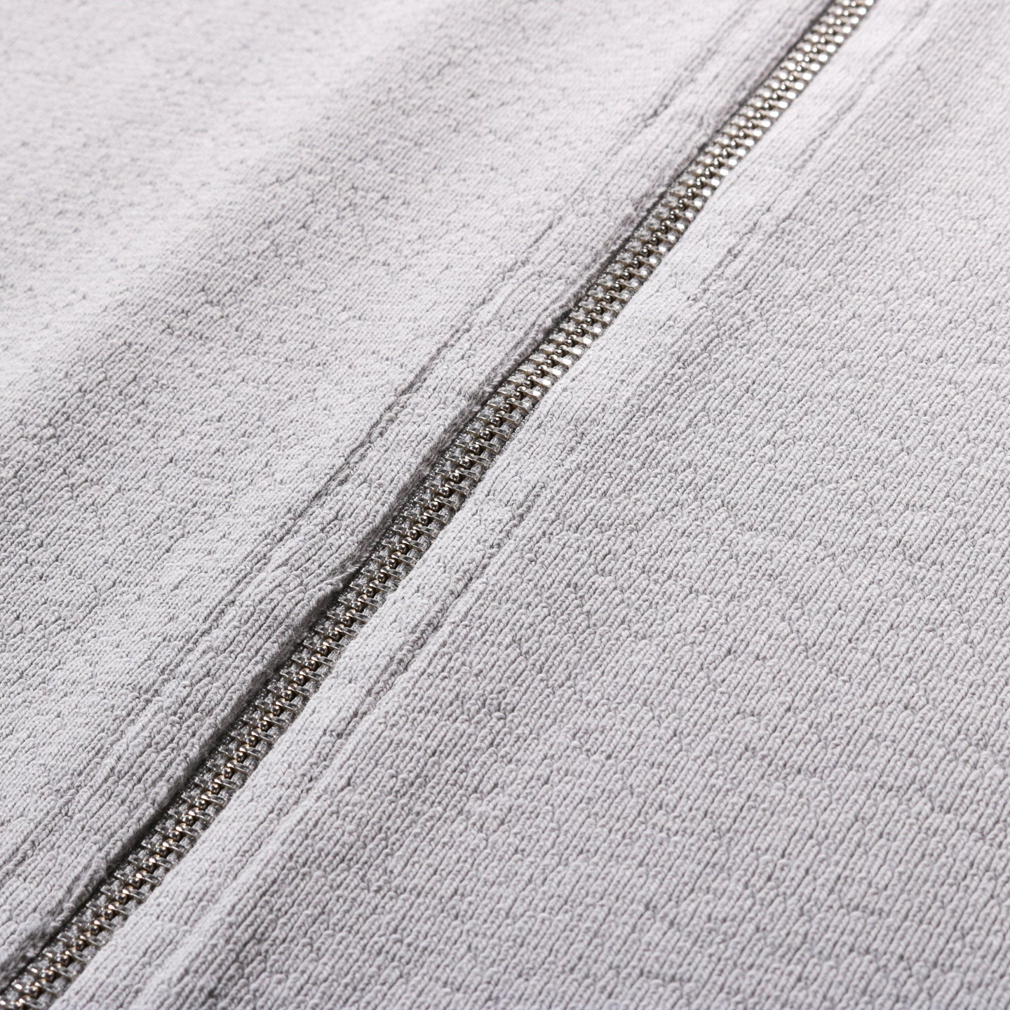 MFPEN LEISURE ZIP UP MINERAL GREY NEEDLE JUMP
