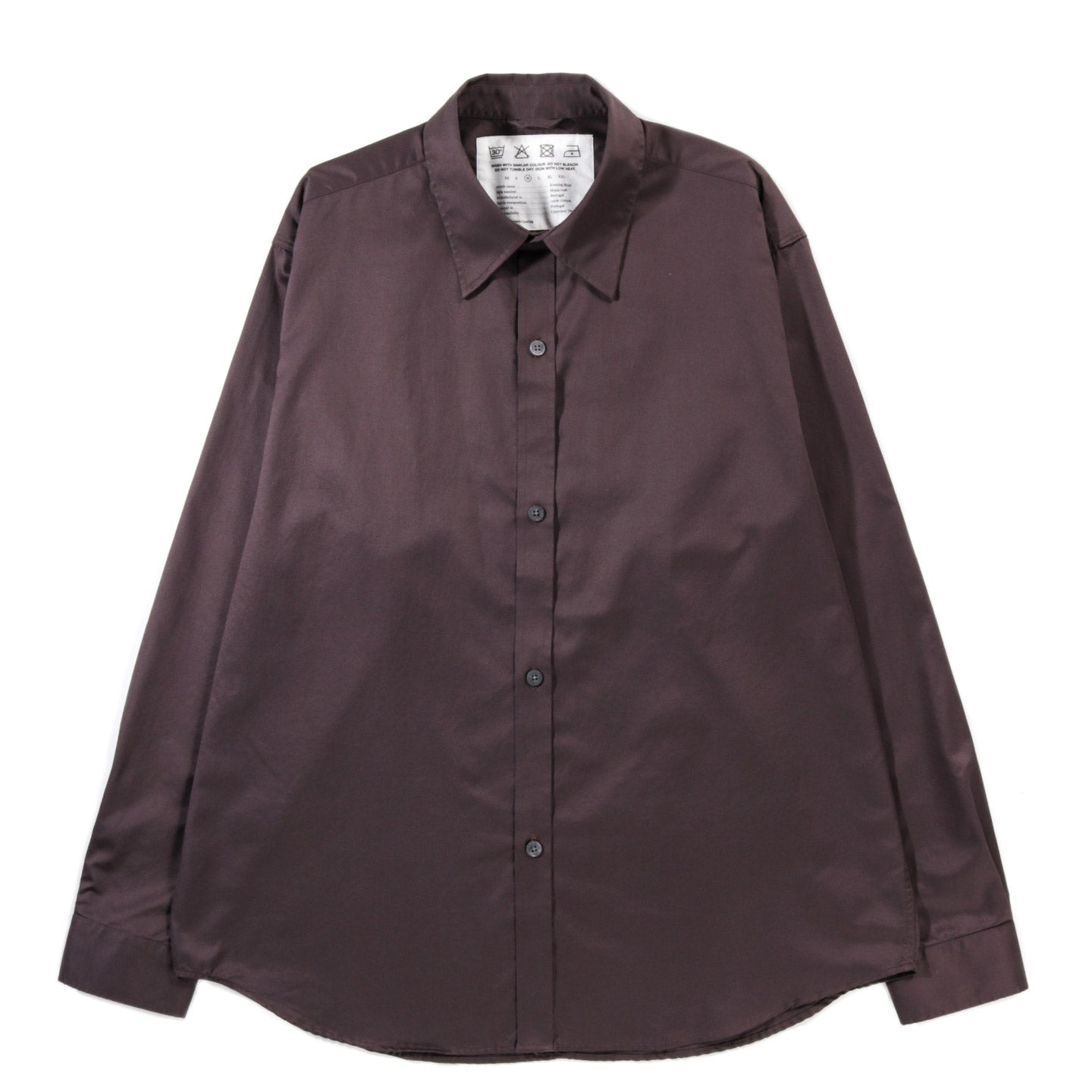 MFPEN EVENING SHIRT AUBERGINE