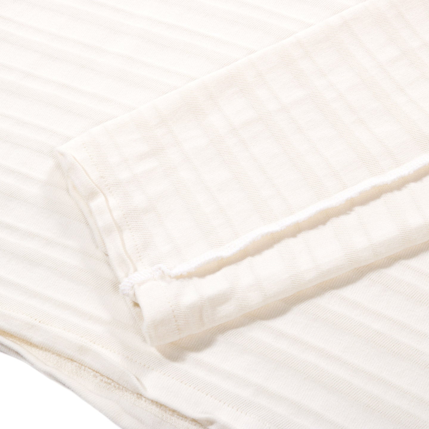 MFPEN ROUND NECK SWEATER OFF WHITE STRIPE
