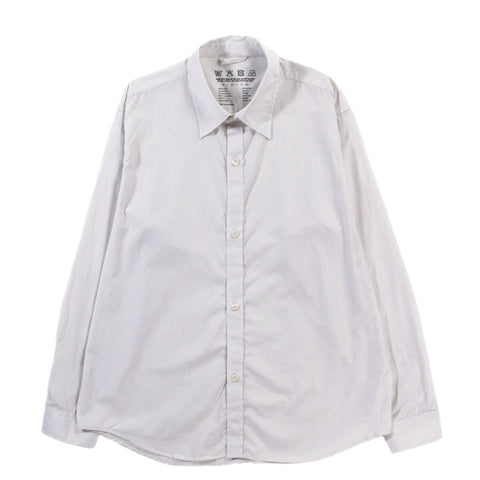 MFPEN EVENING SHIRT WHITE MINI STRIPE