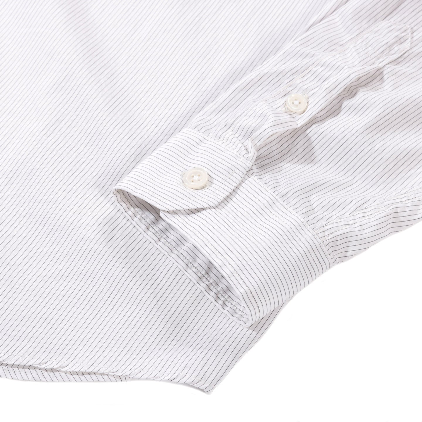 MFPEN EVENING SHIRT WHITE MINI STRIPE