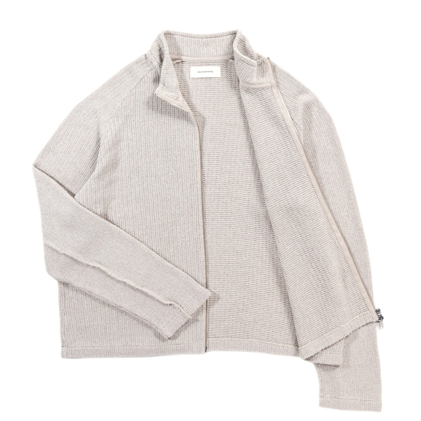 MFPEN LEISURE ZIP UP OATMEAL