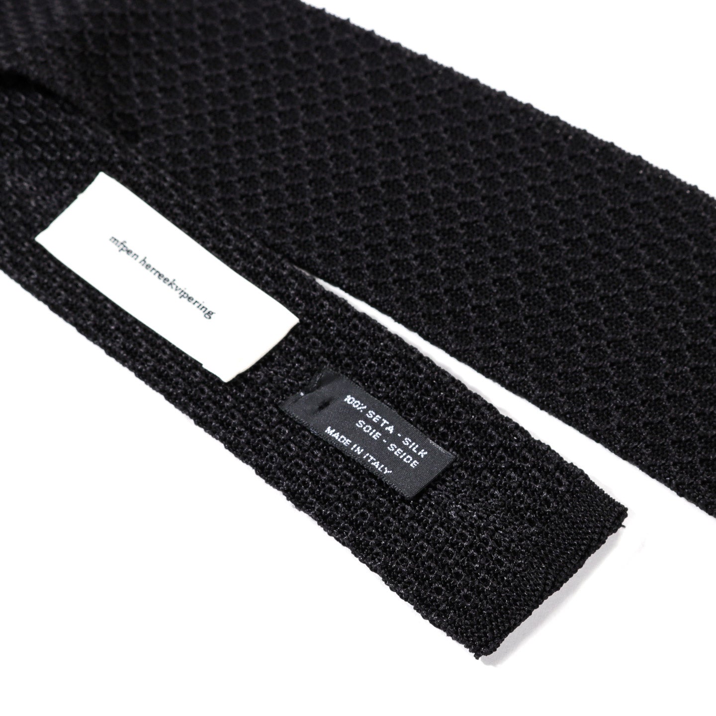 MFPEN FORMAL TIE BLACK SILK