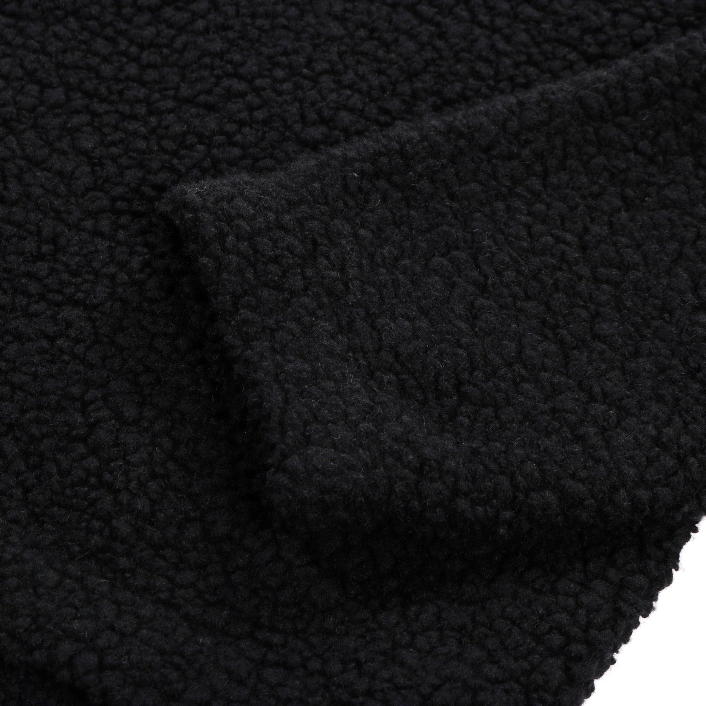 MFPEN COMMON HALF ZIP SWEATER BLACK FUZZY FLEECE