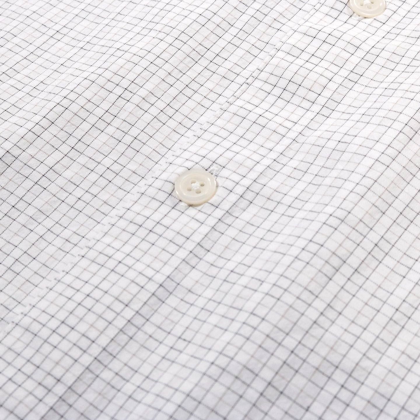 MFPEN GENEROUS SHIRT WHITE CONNECTION CHECK