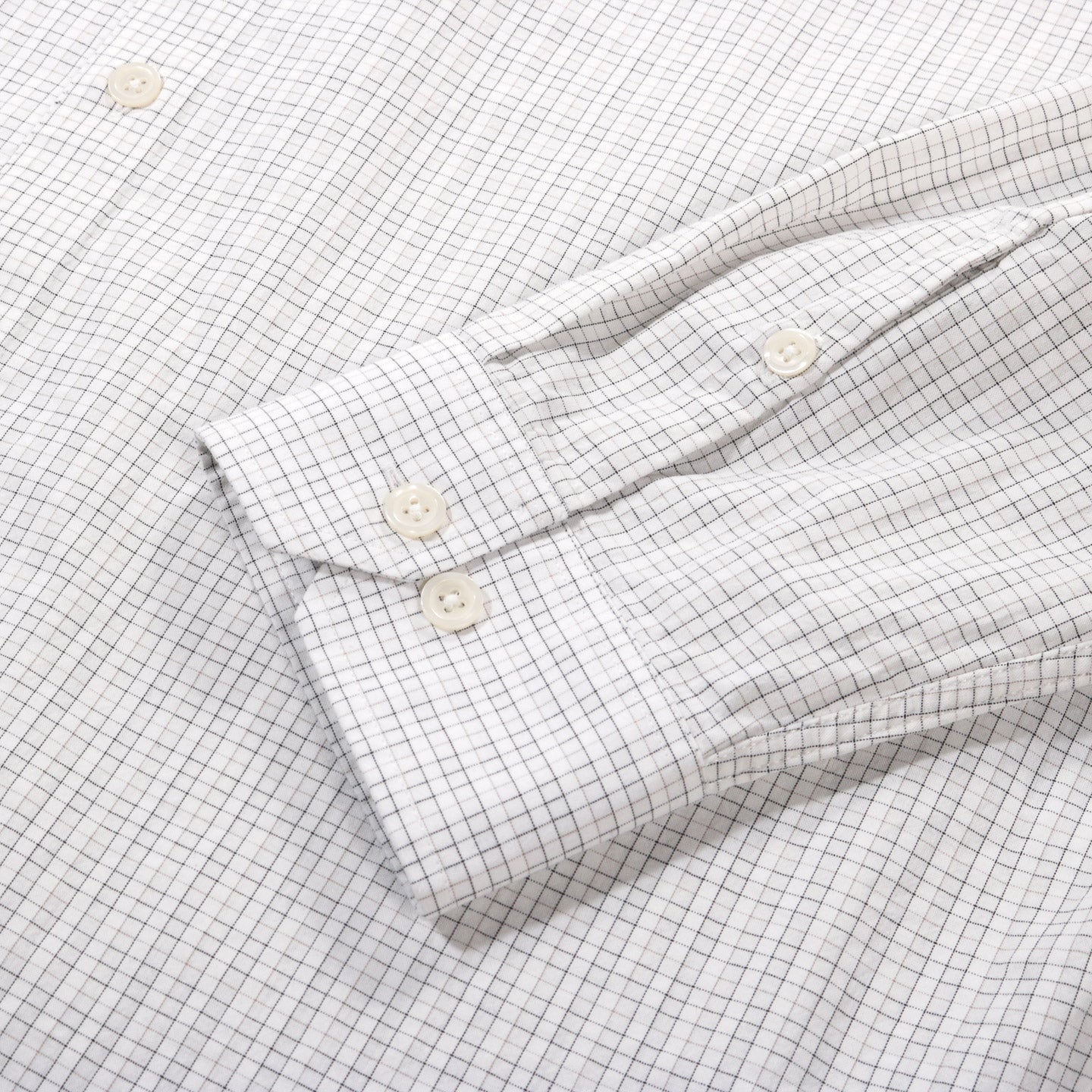 MFPEN GENEROUS SHIRT WHITE CONNECTION CHECK