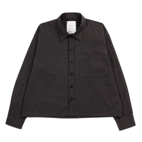 MFPEN PRIORITY SHIRT DARK LINEN CHECK
