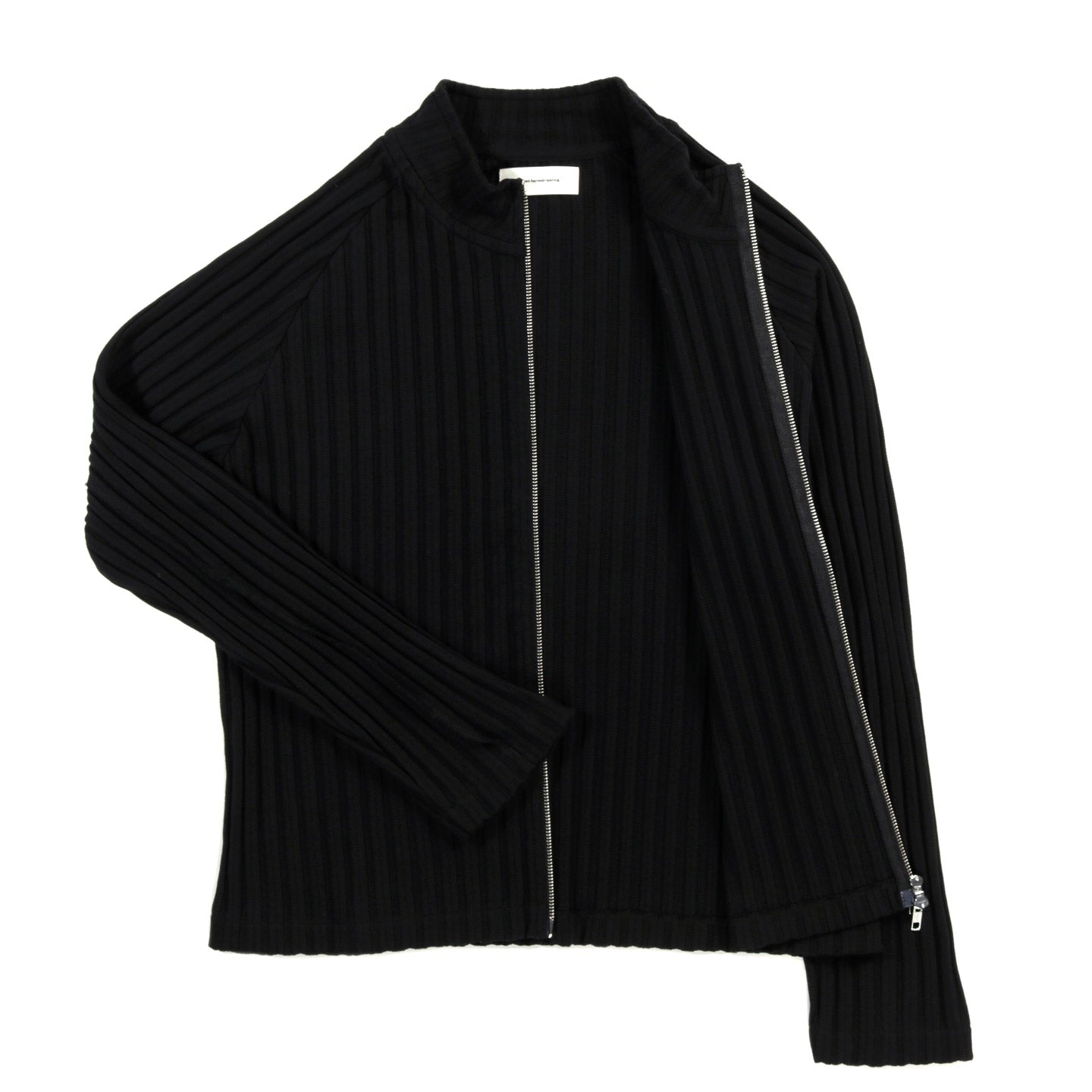 MFPEN LEISURE ZIP UP BLACK RIB