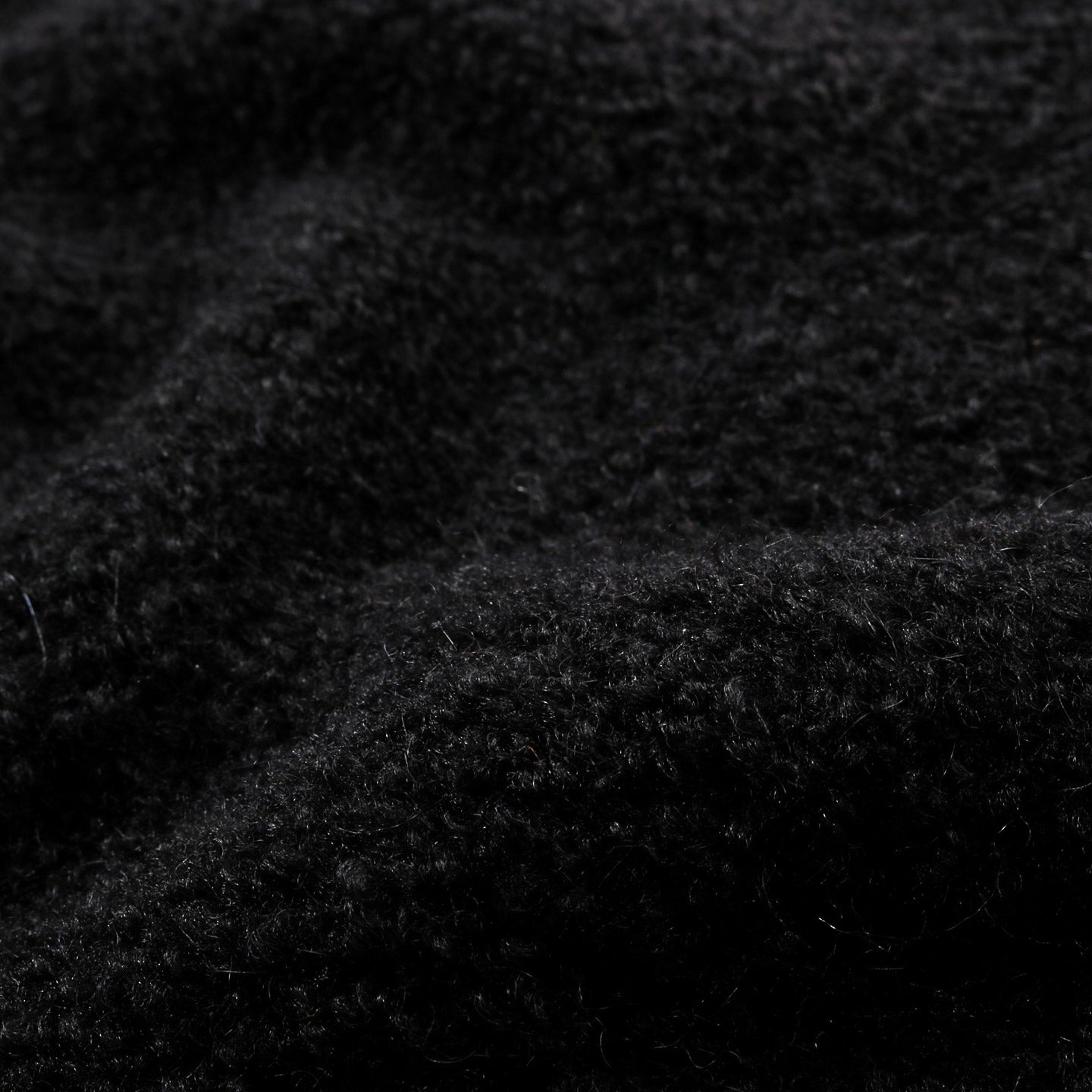 MONITALY SANTA MONICA SWEATER BLACK BOUCLE